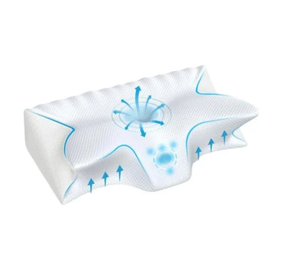 Restova Memory Foam Neck Pillow – Orthopedic Cervical Pillow for Neck Pain & Better Sleep Support