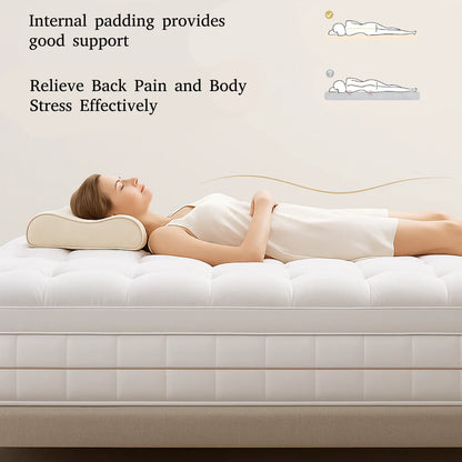 Restova Cooling Mattress Topper – Plush Breathable Mattress Pad for Back Pain Relief & Hot Sleepers