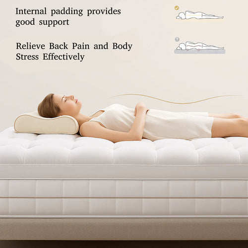 Restova Cooling Mattress Topper – Plush Breathable Mattress Pad for Back Pain Relief & Hot Sleepers