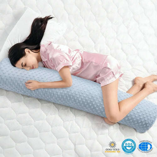 Restova Full Body Pillow for Side Sleepers – Long Pregnancy & Back Support Pillow for Adults