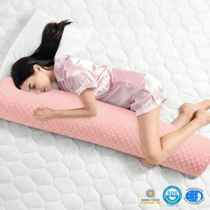 Restova Full Body Pillow for Side Sleepers – Long Pregnancy & Back Support Pillow for Adults