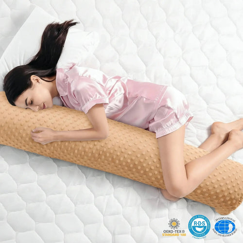 Restova Full Body Pillow for Side Sleepers – Long Pregnancy & Back Support Pillow for Adults