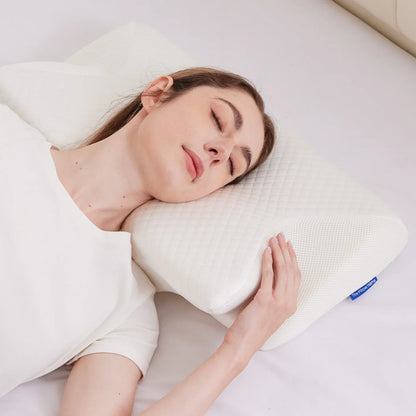 Restova Memory Foam Neck Pillow – Orthopedic Cervical Pillow for Neck Pain & Better Sleep Support