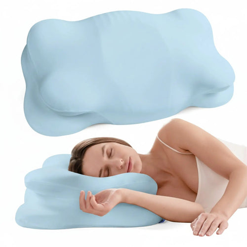 Restova Cloud Alignment Pillow – Cervical Neck Support Pillow for Side & Back Sleepers