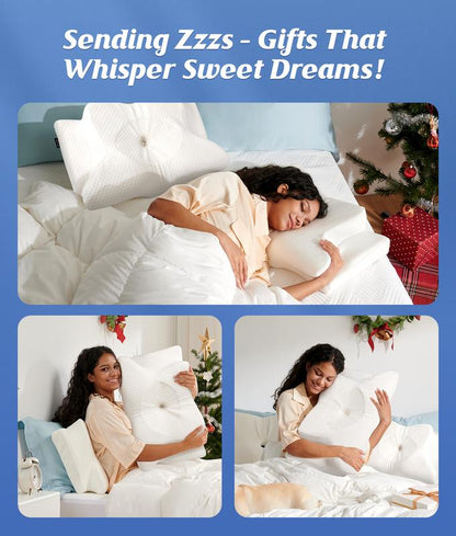 Restova Memory Foam Neck Pillow – Orthopedic Cervical Pillow for Neck Pain & Better Sleep Support