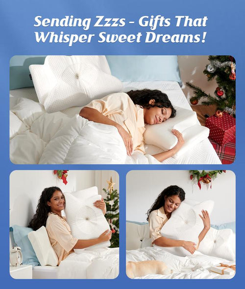 Restova Memory Foam Neck Pillow – Orthopedic Cervical Pillow for Neck Pain & Better Sleep Support