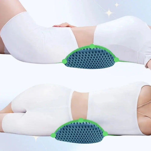 Restova Lumbar Support Pillow for Lower Back Pain Relief – Ergonomic Memory Foam Back Cushion