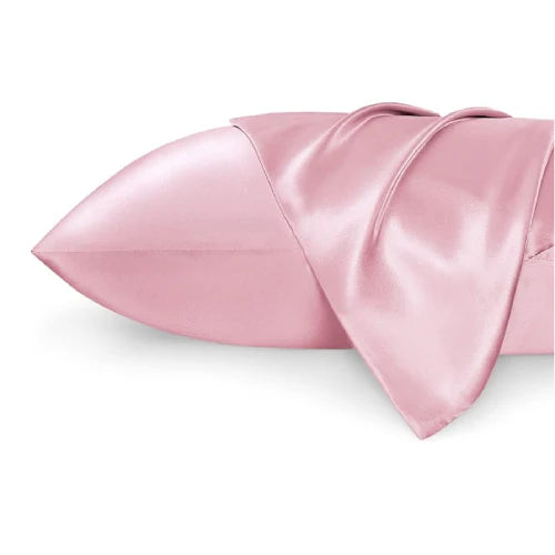 Restova Mulberry Silk Pillowcase Set – Cooling Satin Silk Pillow Covers for Hair & Skin (2 Pack)