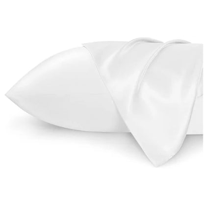 Restova Mulberry Silk Pillowcase Set – Cooling Satin Silk Pillow Covers for Hair & Skin (2 Pack)