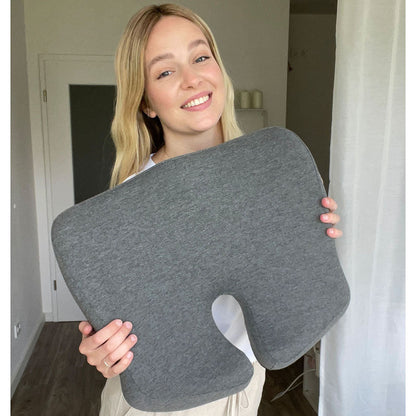 Restova Orthopedic Seat Cushion & Lumbar Support Set – Memory Foam Coccyx Cushion for Tailbone & Back Pain Relief