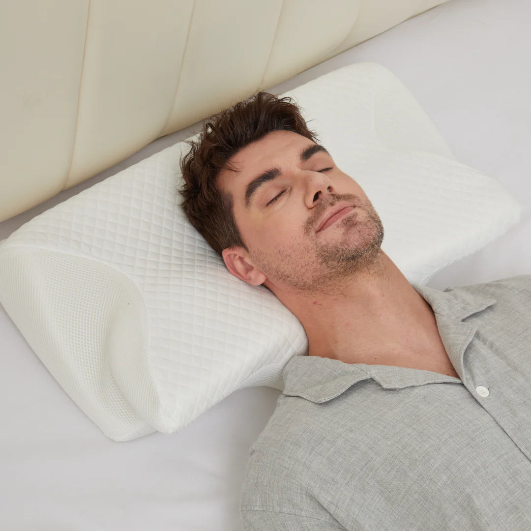 Restova Memory Foam Neck Pillow – Orthopedic Cervical Pillow for Neck Pain & Better Sleep Support