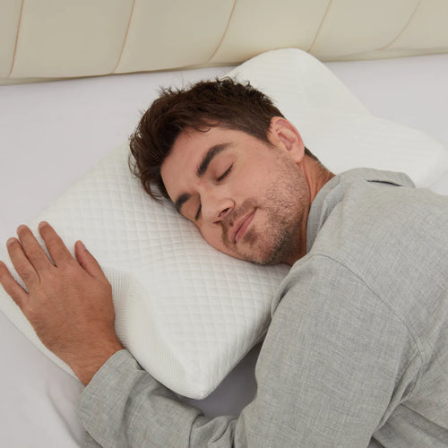 Restova Memory Foam Neck Pillow – Orthopedic Cervical Pillow for Neck Pain & Better Sleep Support