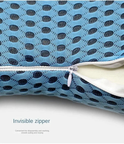 Restova Lumbar Support Pillow for Lower Back Pain Relief – Ergonomic Memory Foam Back Cushion