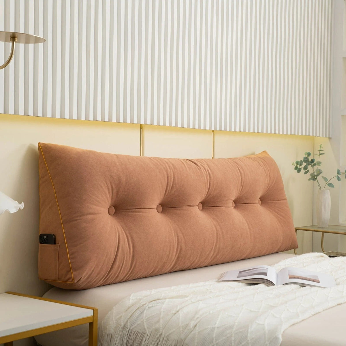Restova Luxury Wedge Pillow for Acid Reflux & GERD Relief – Adjustable Elevated Bed Support Pillow