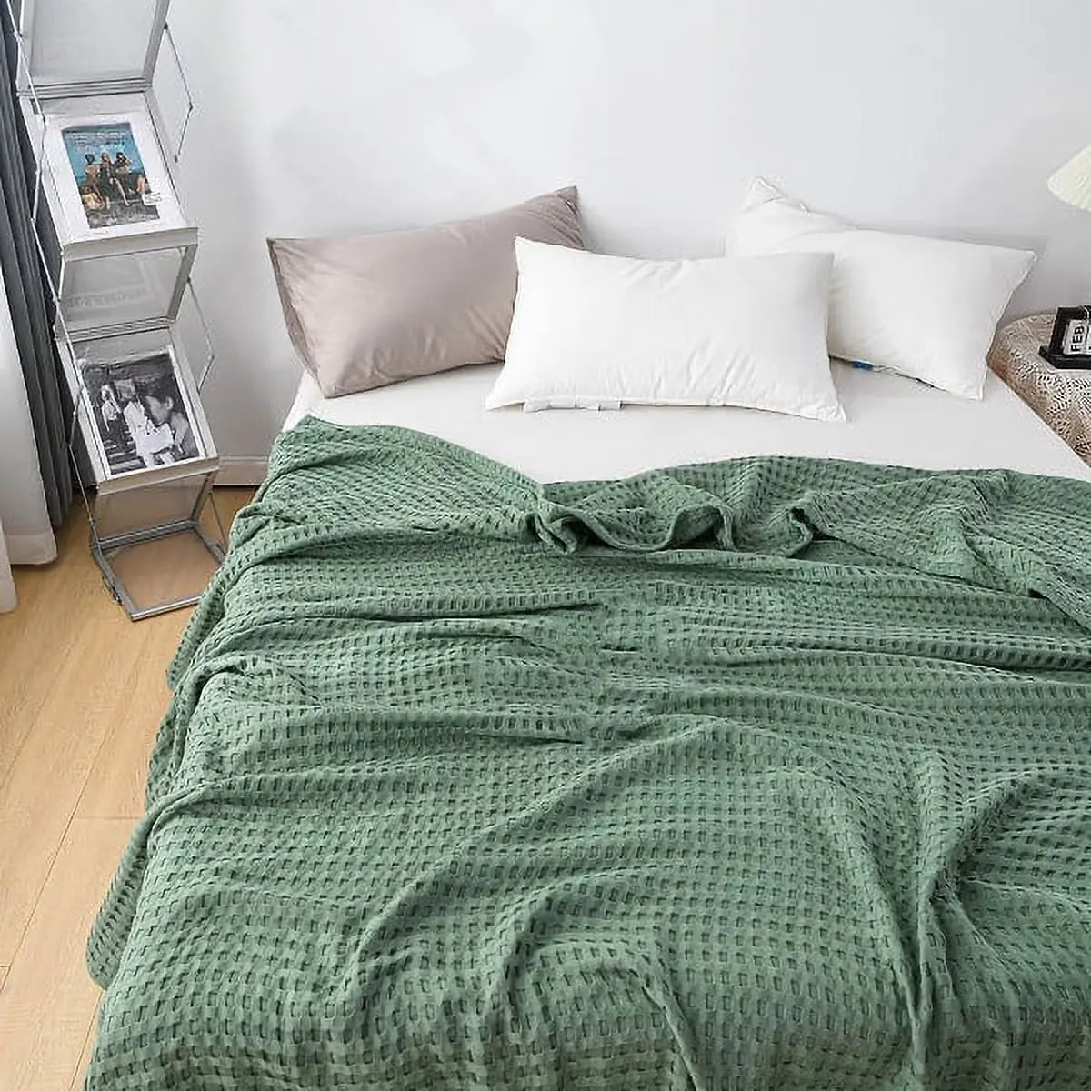 Restova Breathable Cotton Blanket – Lightweight Cooling Bed Blanket for All Seasons