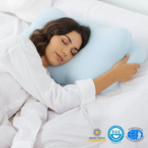 Restova Cloud Alignment Pillow – Cervical Neck Support Pillow for Side & Back Sleepers